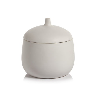 product image for cato tall ceramic canister by zodax ch 6300 4 11