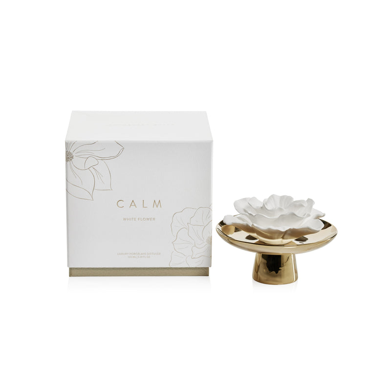 media image for calm porcelain diffuser by zodax ch 6372 1 235