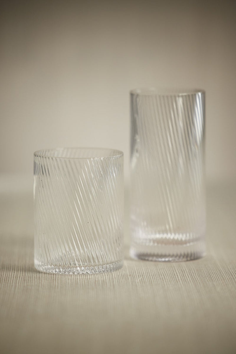 media image for Chadwell Rippled Highball Glasses - Set of 6 234