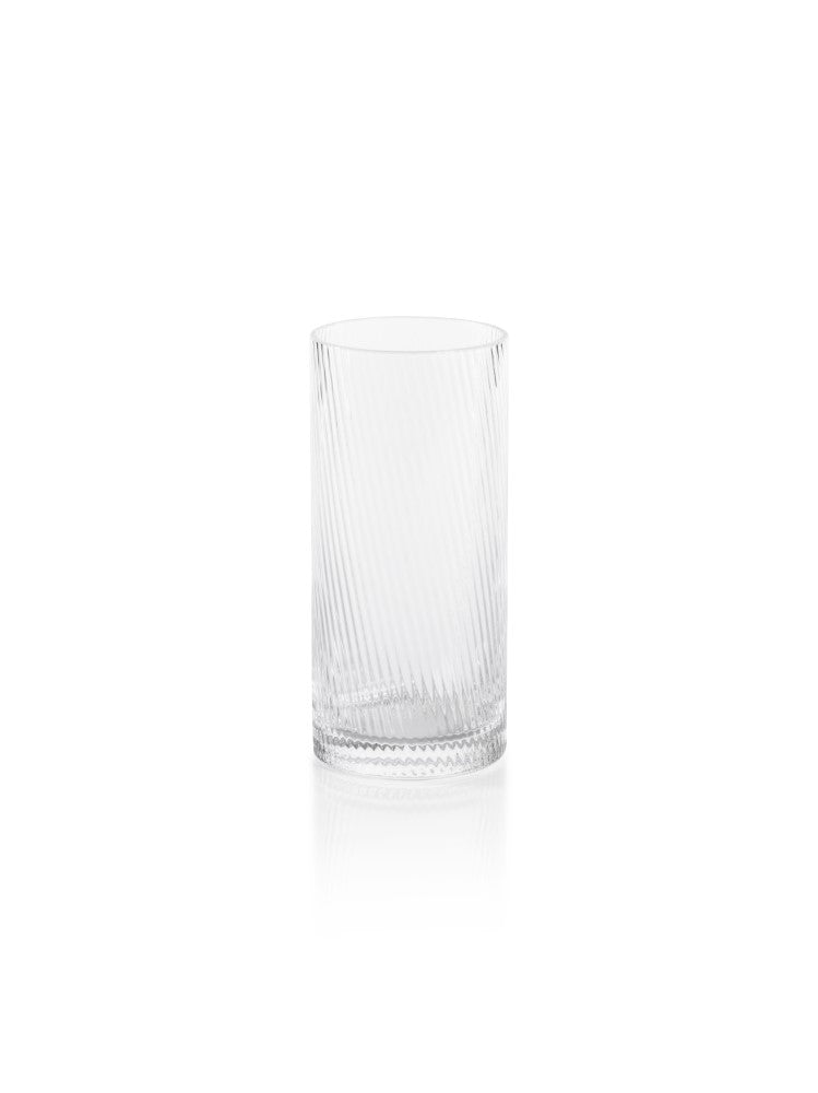 media image for Chadwell Rippled Highball Glasses - Set of 6 276