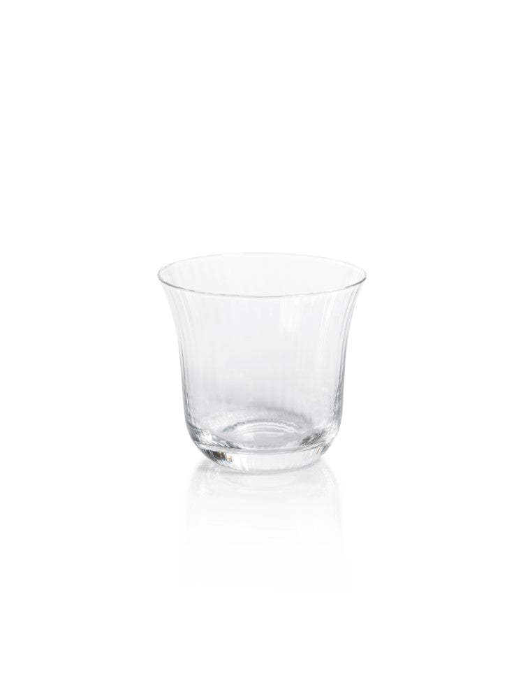 media image for Kenley Clear Optic Tumbler Glasses - Set of 4 223