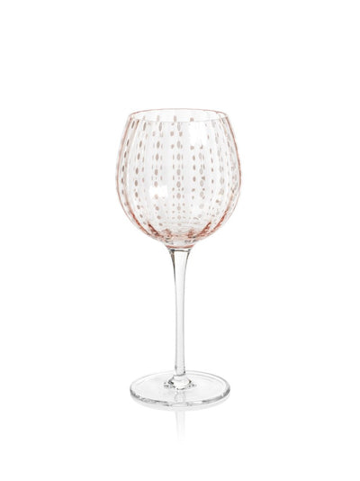 product image for Pescara White Dot Wine Glasses - Set of 4 55