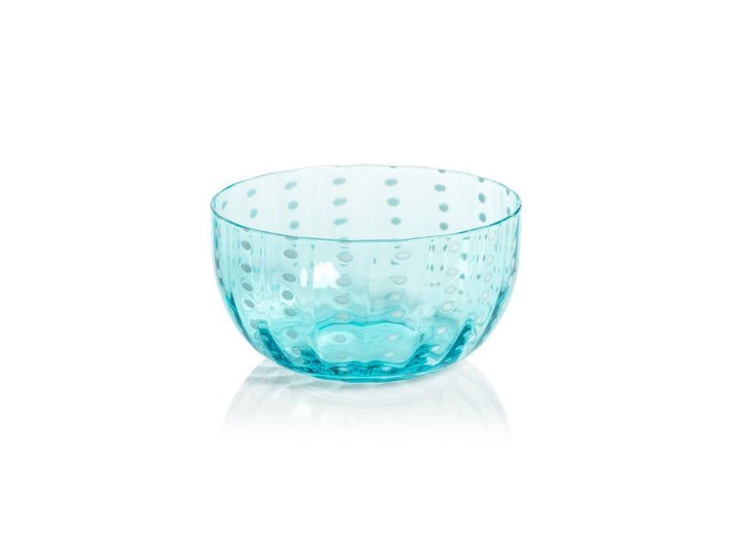media image for Pescara White Dot Condiment Glass Bowls - Set of 4 294