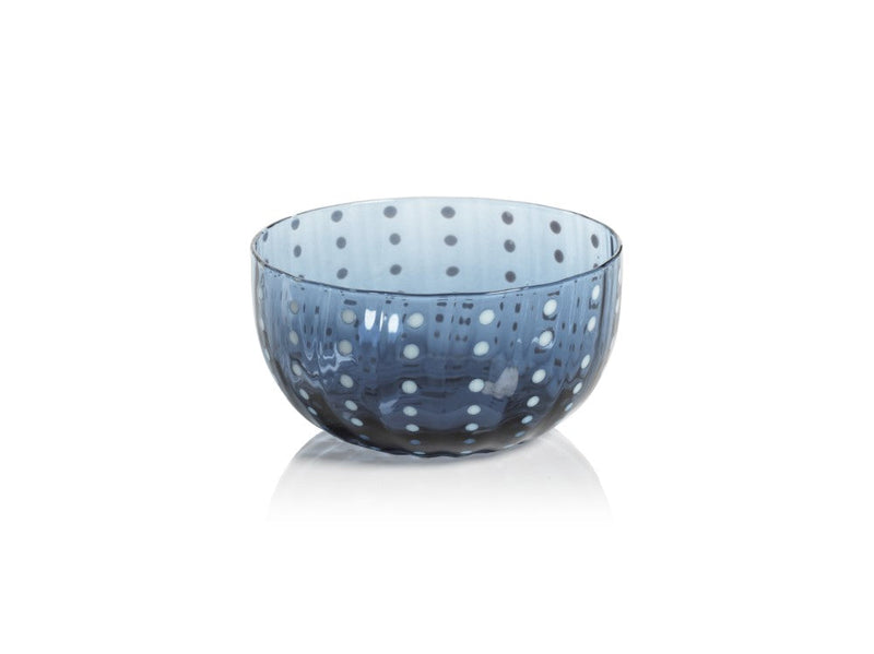 media image for Pescara White Dot Condiment Glass Bowls - Set of 4 243