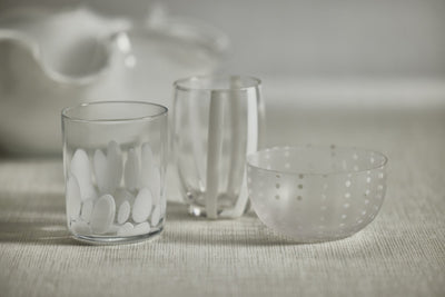product image for Parma White Dot Condiment Frosted Glass Bowls - Set of 4 66
