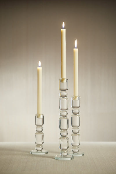 product image for Zadie Crystal Glass Taper Candle Holder 82