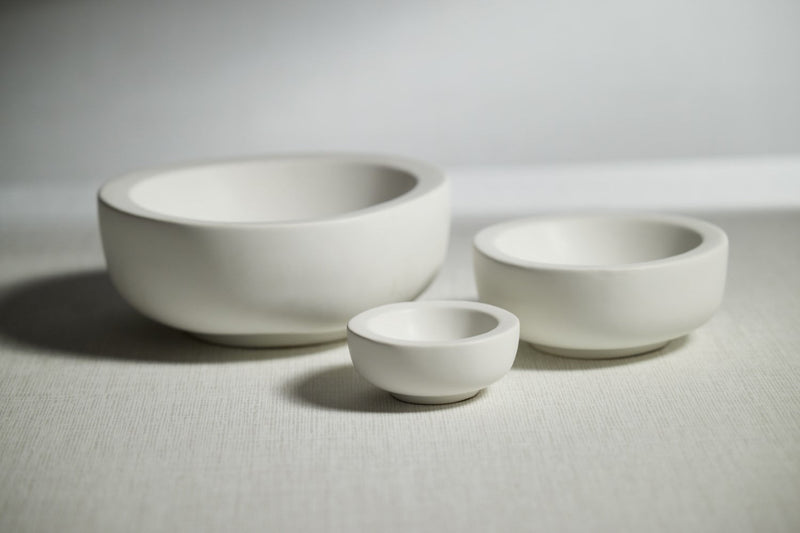 media image for Modica Soft Organic Shape Ceramic Bowls - Set of 4 262
