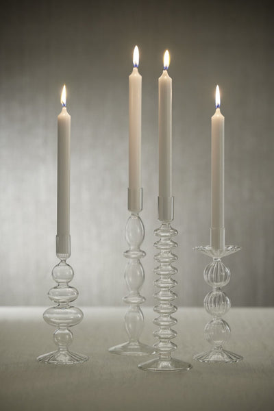 product image for Siena Glass Taper Candle Holders - Set of 4 39