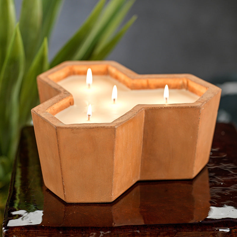 media image for san juan scented honeycomb candle in cement jar by zodax ig 2646 2 247
