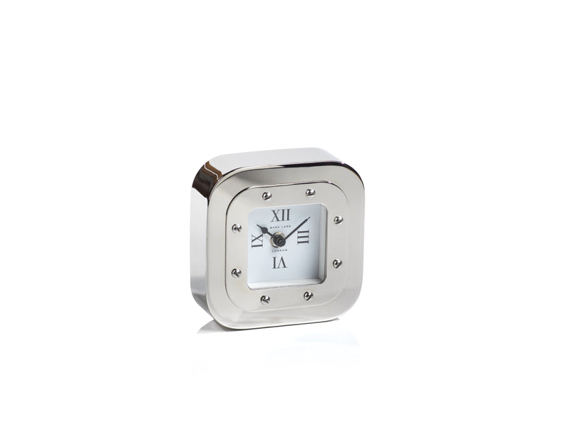media image for mark lane silver table clock by zodax in 6438 1 249