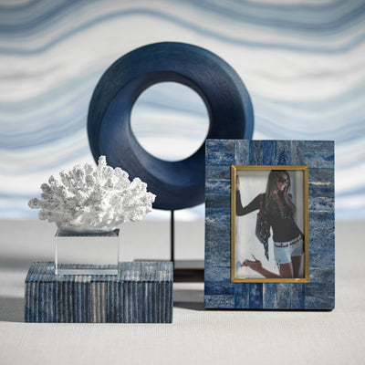 product image for prato blue bone photo frame by zodax in 7149 2 95