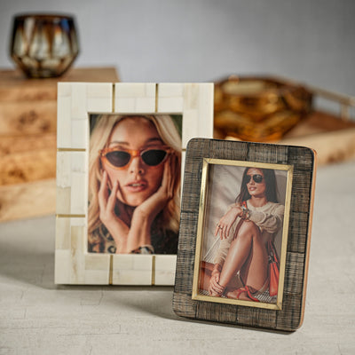 product image for drancy bone inlay photo frame by zodax in 7151 2 47
