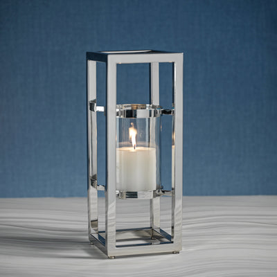 product image for irvine polished steel hurricane candle holder by zodax in 7208 2 88