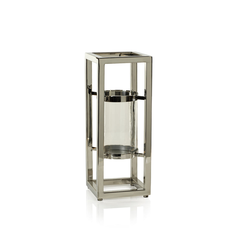 media image for irvine polished steel hurricane candle holder by zodax in 7208 1 282