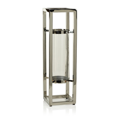 product image for irvine polished steel hurricane candle holder by zodax in 7208 3 38