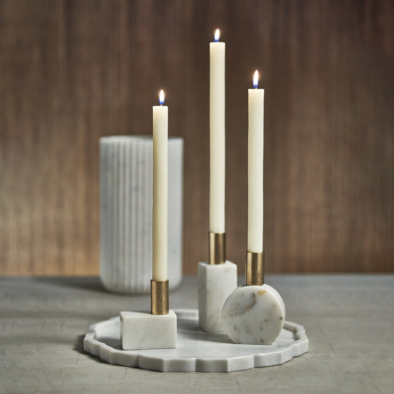 media image for malakai rectangular marble candle holders set of 2 by zodax in 7297 7 236
