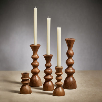 product image for nettal mango wood taper candle holder set by zodax in 7299 2 92
