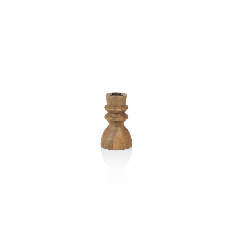 media image for nettal mango wood taper candle holder set by zodax in 7299 1 289