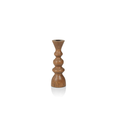 product image for nettal mango wood taper candle holder set by zodax in 7299 5 13