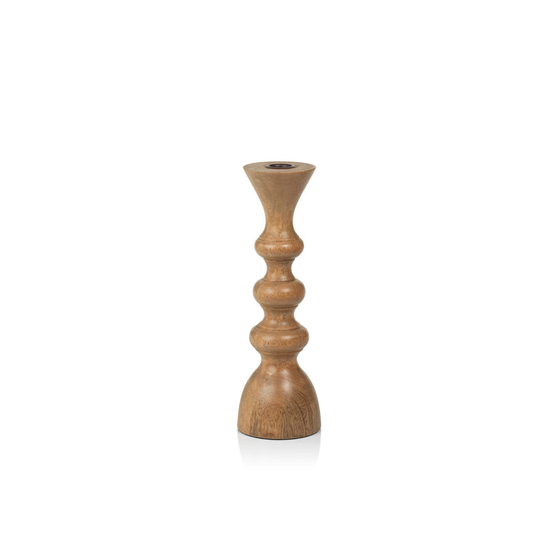 media image for nettal mango wood taper candle holder by zodax in 7302 1 267
