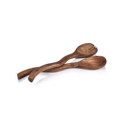 product image for ramona mango wood curvy sever set by zodax in 7308 1 8