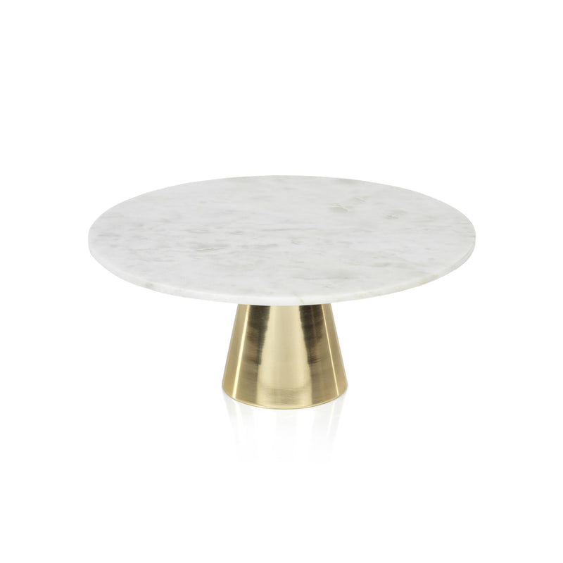 media image for ellie marble cake stand on metal base by zodax in 7351 1 296