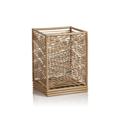 product image for cebu bamboo hurricane w crisscross pattern by zodax nc 671 3 69