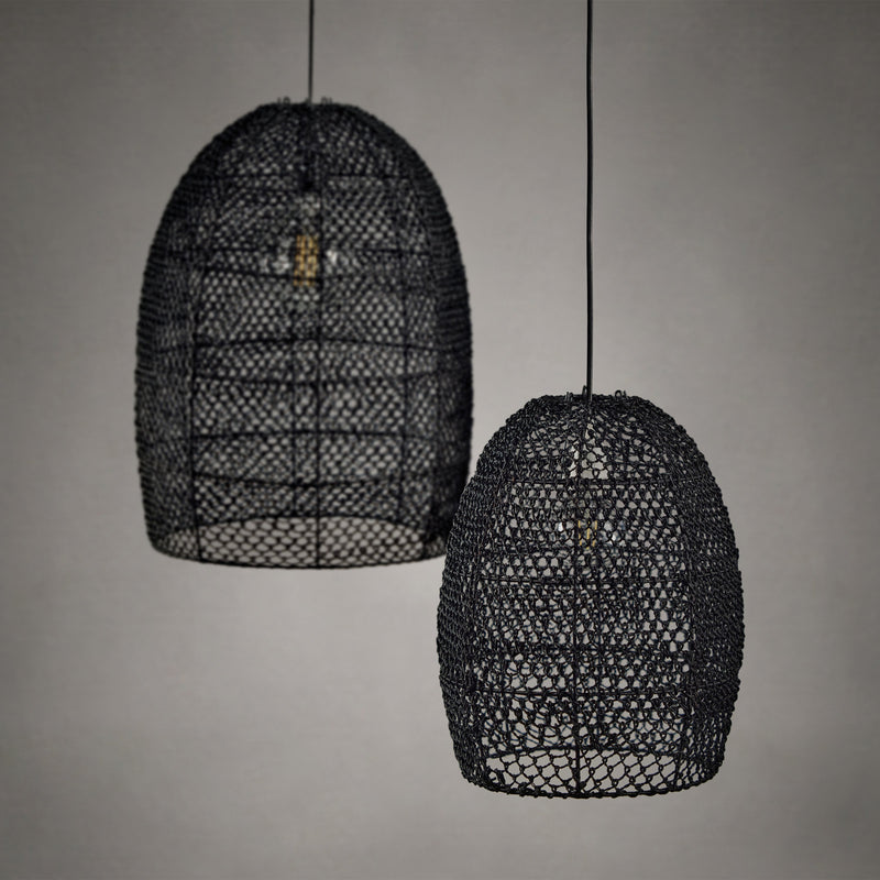 media image for anisa black abaca pendant lamp by zodax nc 673 2 29