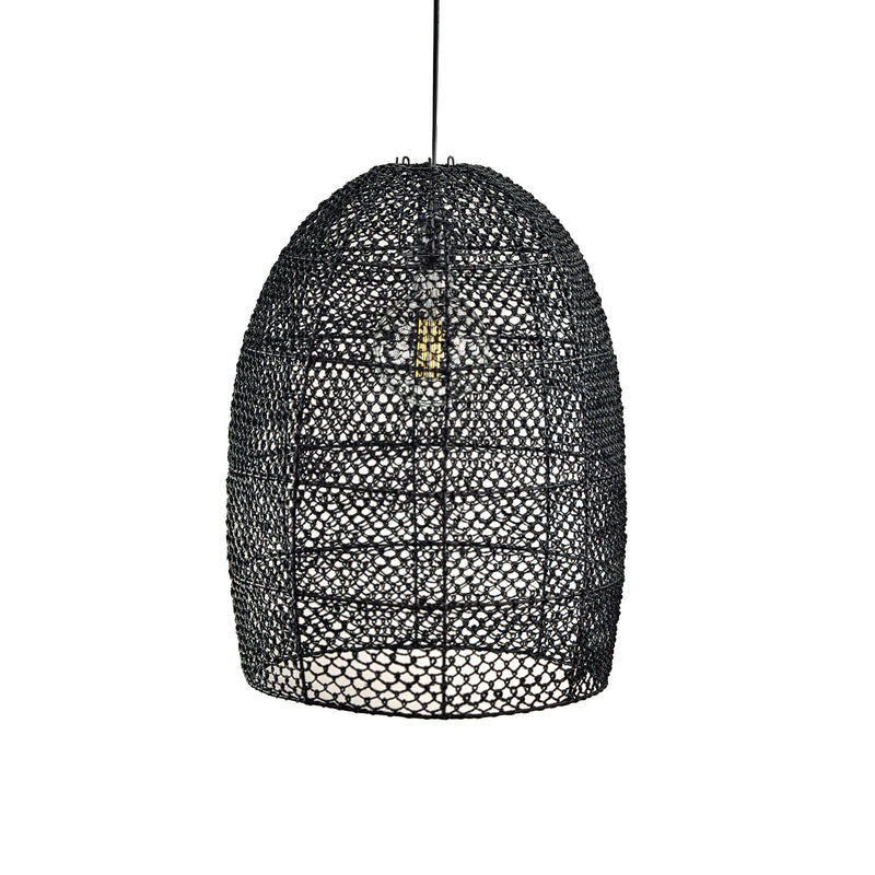 media image for anisa black abaca pendant lamp by zodax nc 673 3 228