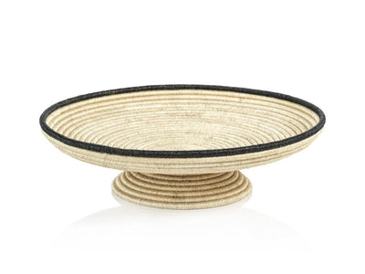 product image for Martera Diameter Coiled Abaca Footed Large Bowl 28