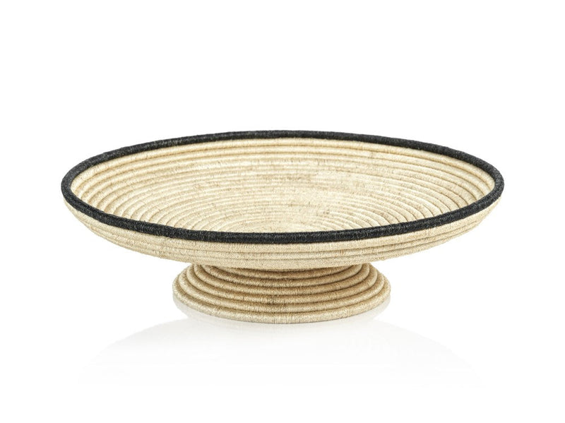 media image for Martera Diameter Coiled Abaca Footed Large Bowl 242