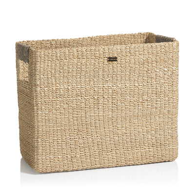 product image of lucena rectangular abaca magazine basket by zodax ncx 3022 1 570