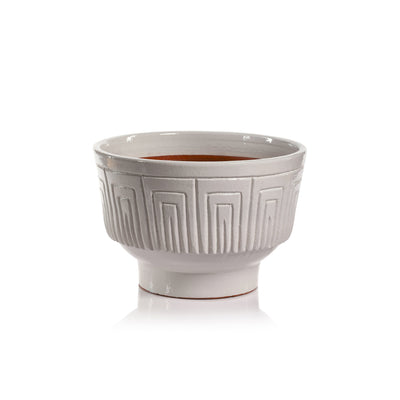 product image for vienna diameter ceramic planter bowl by zodax ncx 3029 1 46