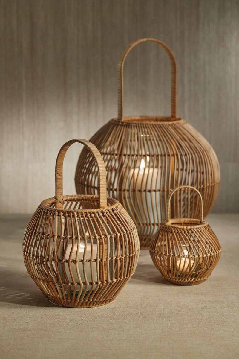 media image for Teramo Rattan Woven Decorative Lantern 292