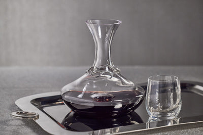 product image for Malachi Glass Wine Decanter with Pewter Antler 20