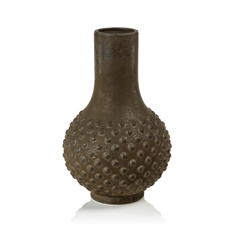 media image for vigan long neck earthenware vase by zodax vt 1336 1 20