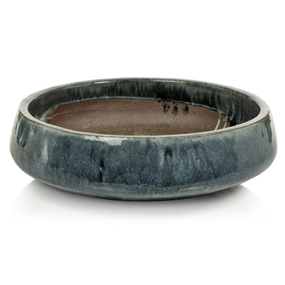 product image for umberto blue gray glazed stoneware planter bowl by zodax vt 1395 2 44