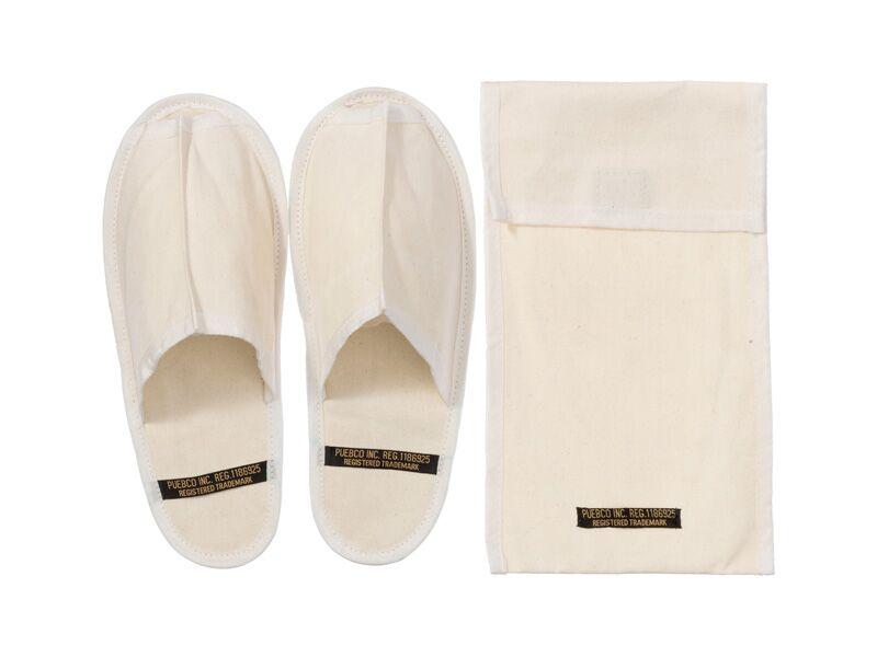media image for waxed canvas portable slipper large off white design by puebco 5 214