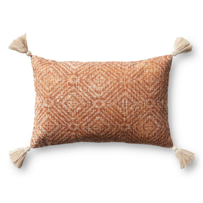 product image for Hand Woven Orange Pillow Flatshot Image 1 36