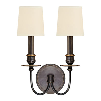 product image for cohasset 2 light wall sconce design by hudson valley 2 69