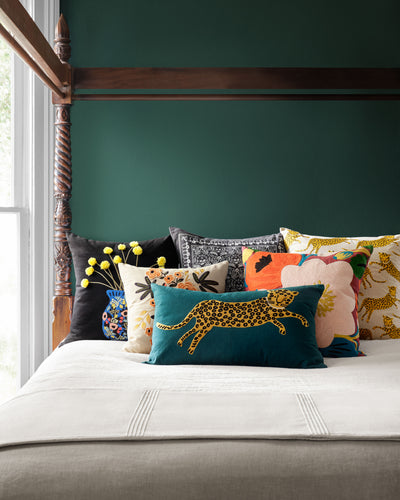 product image for Teal & Gold Pillow Alternate Image 1 8