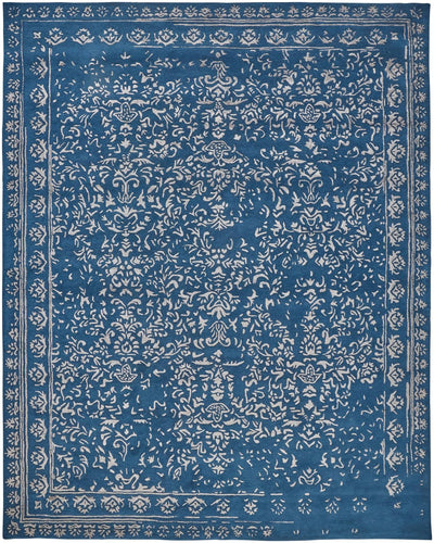 product image of Khalo Hand Tufted Blue and Gray Rug by BD Fine Flatshot Image 1 556