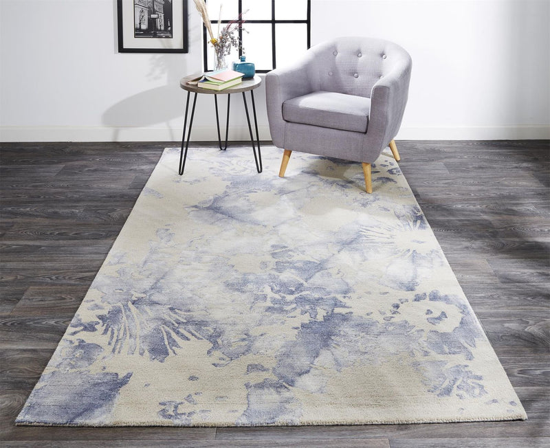 media image for Marengo Hand Tufted Blue and Ivory Rug by BD Fine Roomscene Image 1 211