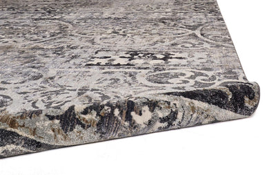 product image for Kiba Gray and Taupe Rug by BD Fine Roll Image 1 3