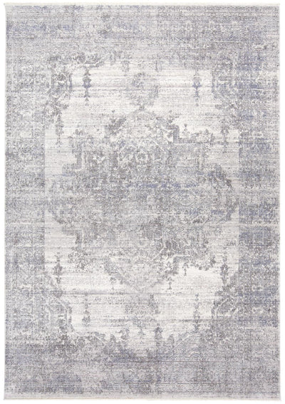 product image for Tirza Gray and Blue Rug by BD Fine Flatshot Image 1 96