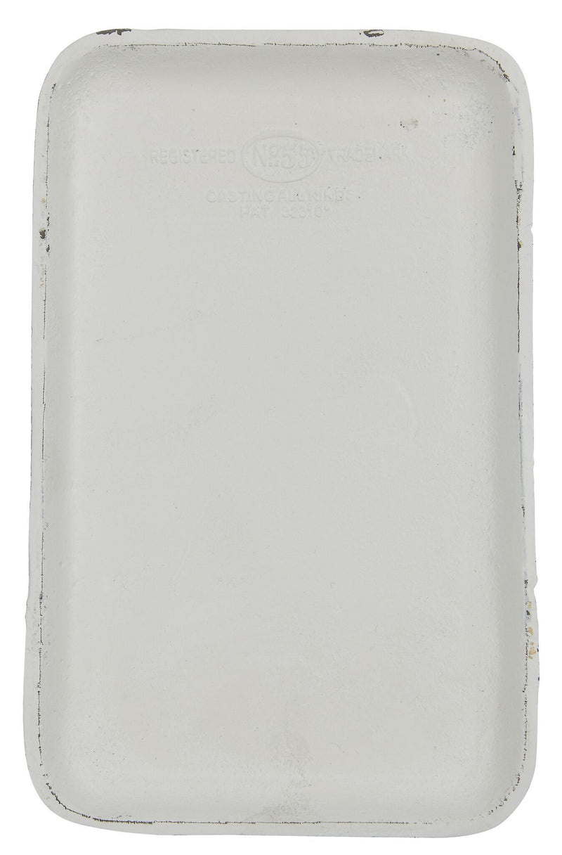 media image for cast iron tray white design by puebco 9 218
