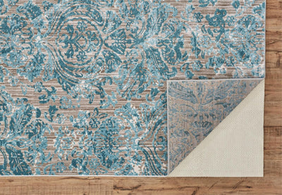 product image for Arsene Blue and Taupe Rug by BD Fine Fold Image 1 47