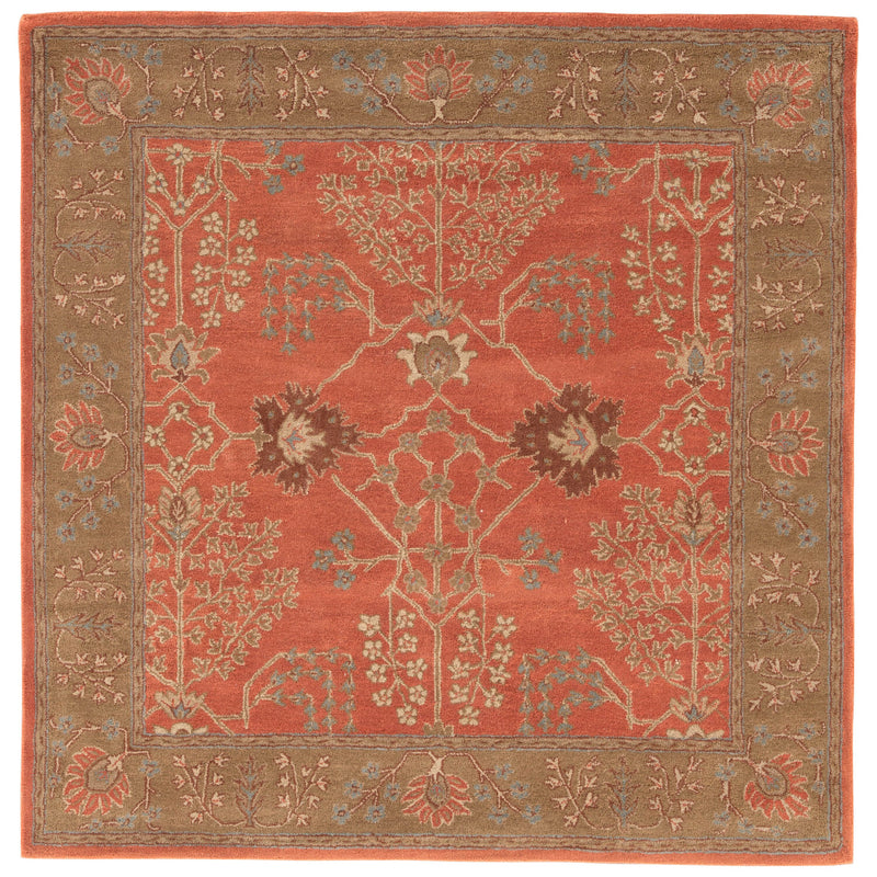 media image for pm51 chambery handmade floral orange brown area rug design by jaipur 8 275