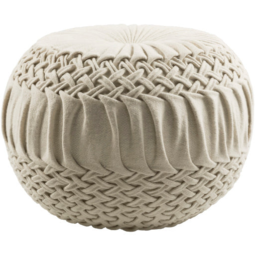 media image for Alana Wool Pouf in Various Colors Flatshot Image 241