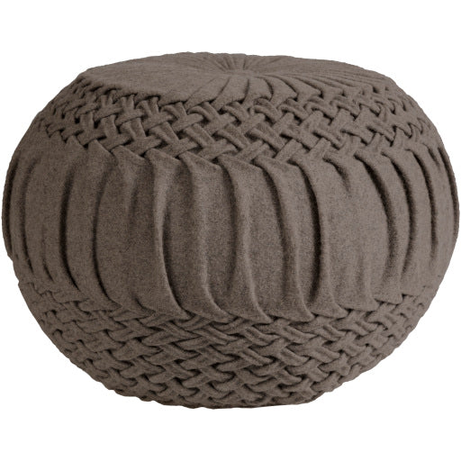 media image for Alana Wool Pouf in Various Colors Flatshot Image 25
